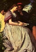 Anselm Feuerbach Paolo e Francesca oil on canvas